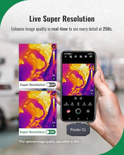 Load image into Gallery viewer, Finder S1 Thermal Camera for Android,96x96 IR Resolution Thermal Imaging Camera with Live Super Resolution,Thermal Imager for Android Phones and Tablets,Carrying Case,USB-C(not for iPhone)
