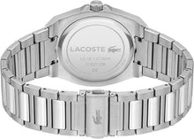 Load image into Gallery viewer, Lacoste Reno Men&#39;s 3H Quartz Silicone Transparent Wristband - Water Resistant up to 5ATM/50 Meters, Eye-Catching Skeleton Details, Modern Watch, 42mm
