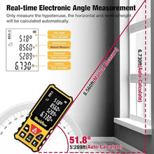 Load image into Gallery viewer, Laser Measurement Tool,DEGLASERS 328 Feet Laser Measure with Dual Angle Display,M/in/Ft/ft+in Unit Switching,Laser Distance Meter for Measure Angle,Distance,Area and Volume,Pythagorean Mode
