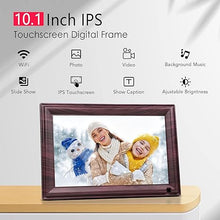 Load image into Gallery viewer, Digital Photo Frame, Canupdog IPS Touch Screen Digital Picture Frame,16GB Storage Motion Sensor Auto-Rotate Electronic FrameShare Photos via Frameo APP
