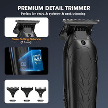 Load image into Gallery viewer, Suttik Professional Hair Clippers for Men, Clippers and Trimmers Set, Electric Razor Foil Shavers for Men, 3 in 1 Cordless Hair Clippers Kit Hair Cutting Kit Barber kit with LED Display, Gift for Men

