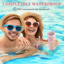 Load image into Gallery viewer, Outdoor Portable Bluetooth Speaker, Wireless IPX7 Waterproof Speaker, 25W Loud Sound, Bassboom Technology, TWS Pairing, 16H Playtime, Speaker with Lights - Pink
