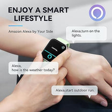 Load image into Gallery viewer, Smart Watch for Men Women with Bluetooth Call,1.8&quot;Mens Watches,Alexa Built-in,[24H Heart Rate SpO2 Sleep Monitor],5ATM Waterproof,100 Sports Modes Digital Pedometer Watch Birthday Gifts Green
