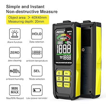 Load image into Gallery viewer, MESTEK Pinless Wood Moisture Meters for Drywall, Water Leak Detector, Wall Moisture Tester for Lumber Concrete Building, Wall Moisture Sensor Digital Humidity Tester for Firewood
