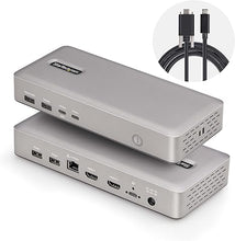 Load image into Gallery viewer, StarTech.com USB-C Docking Station (10-in-1, USB4), Up to 100W Charging for Laptop, 40Gbps Data Transfer, 2.5Gb Ethernet, Single 8K, Dual 4K Display, 6X USB (Not MacOS Compatible)
