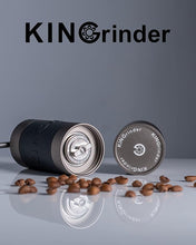 Load image into Gallery viewer, ?Famous KOL Recommended?KINGrinder K0 Iron Grey Manual Hand Coffee Grinder with Straight handle for French Press, Drip with Assembly Consistency Stainless Steel Conical Burr Mill, 25g Capacity
