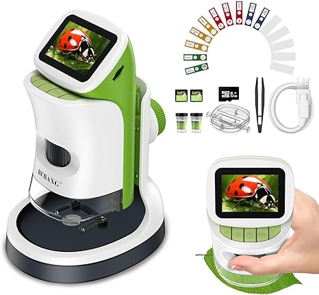 Kids Handheld Mini Microscope with Stand - 2.0