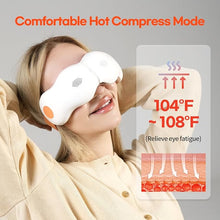 Load image into Gallery viewer, HubiCare Eye Massager with Heat, Heated Eye Massager Mask with Compression and Music, Eye Care Device for Eye Relief, Dry Eyes, Improve Sleep, Migraine Relief, Gifts for Mom/Dad
