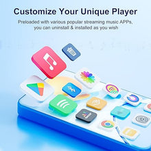 Load image into Gallery viewer, 80GB MP3 Player with Bluetooth and WiFi, Android MP3 &amp; MP4 Players with 4&quot; Touchscreen and Speaker, 2000mAh Spotify Music Player with Spotify Kids, Audible, Amazon Music, Play Store (Blue)
