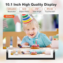 Load image into Gallery viewer, Digital Picture Frame WiFi, 10.1 Inch WiFi Digital Picture Frame with 1280x800 IPS HD Touch Screen, Smart Digital Photo Frame with 32GB Storage, Wall Mountable, Auto-Rotate, Warmest Gifts for Mom
