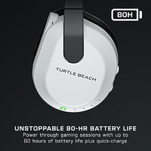 Load image into Gallery viewer, Turtle Beach Stealth 600 Gen 3 Wireless Multiplatform Amplified Gaming Headset for PS5, PS4, PC, Mobile , Bluetooth, 80-Hr Battery, AI Noise-Cancelling Flip-to-Mute Mic, 50mm Speakers , White
