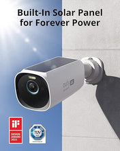 Load image into Gallery viewer, eufy Security eufyCam 3 Add-on Camera, Wireless Outdoor 4K Camera, Forever Power with Solar Panel, Face Recognition AI, Expandable Local Storage, Spotlight, Requires HomeBase 3, Home Security System

