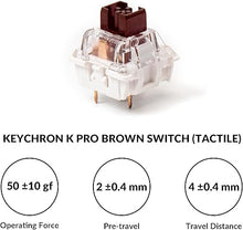Load image into Gallery viewer, Keychron V3 Wired Custom Mechanical Keyboard Knob Version, TKL QMK/VIA Programmable with Hot-swappable Keychron K Pro Brown Switch Compatible with Mac Windows Linux Carbon Black (Non-Transparent)
