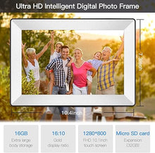 Load image into Gallery viewer, Uhale 10.1inch Digital Picture Frame WiFi Smart Digital Photo Frame 1280 * 800 IPS HD Touch Screen, 16GB Memory, auto-Rotate, use “Uhale”APP Instantly Shares Photos and Videos-Best Gift
