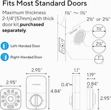 Load image into Gallery viewer, ULTRALOQ Smart Locks for Front Door - U-Bolt Pro WiFi Smart Door Lock with Handle Set, Fingerprint Keyless Entry Door Lock with Door Sensor, Smart Exterior Front Door Lock Set, Built-in WiFi Deadbolt
