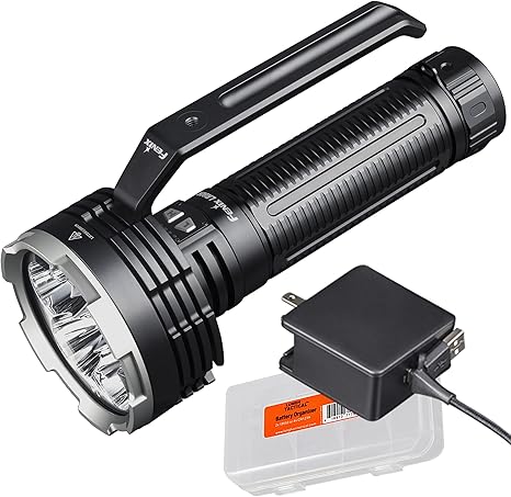 Fenix LR80R 18,000 Lumen Super Bright Rechargeable Search Flashlight with LumenTac Organizer