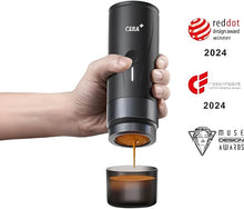 Load image into Gallery viewer, CERA+ Portable Espresso Machine PRO, Self Heating Pro-level Specialty Coffee Machine, Compatible Ultra-fine Grind, Professional Electric Small Travel Coffee Maker
