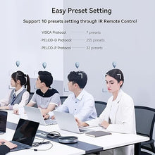 Load image into Gallery viewer, Tenveo UHD 4K PTZ Conference Room Camera 12X Optical Zoom USB3.0/HDMI Wide View Angle, 4K PTZ Camera for Video Conference Church Services Worship Events,Skype/Zoom/OBS/YouTube Live Streaming
