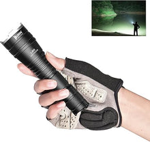 Load image into Gallery viewer, WUBEN L60 Rechargeable LED Flashlight, 1200 High Lumens Tactical Flashlight with 5 Modes, IP68 Waterproof Zoomable Flashlight for Home Outdoor Rescue Camping
