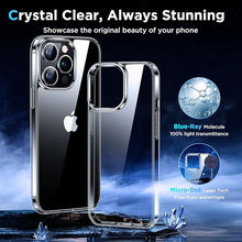 Load image into Gallery viewer, Simtect Ultra Clear Designed for iPhone 14 Pro Max Case, [Non-Yellowing] [10 FT Military Drop Protection] Slim Fit Yet Protective Shockproof Bumper with Airbag Case Cover 6.7 Inch- Crystal Clear
