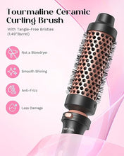 Load image into Gallery viewer, Wavytalk 5 in 1 Curling Iron,Curling Wand Set with Curling Brush and 4 Interchangeable Ceramic Curling Wand(0.5”-1.25”),Instant Heat Up,Include Heat Protective Glove &amp; 2 Clips
