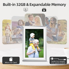 Load image into Gallery viewer, Digital Picture Frame: Built-in 32GB| WiFi Digital Photo Frame with 10.1&quot; HD Touch Display, Share Photo/Video via Frameo/USB/Micro SD, Gift for Mom, Wedding, Anniversary, Retirement
