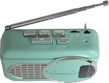 Load image into Gallery viewer, Studebaker Walkabout II Walkman Personal Stereo Cassette Player with AM/FM Radio and Built-in Speaker (Teal/Silver)
