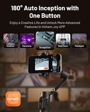 Load image into Gallery viewer, Hohem iSteady X3 Gimbal Stabilizer for iPhone, Phone Stabilizer for Video Recording with Object Tracking, 3-Axis Foldable Phone Gimbal with Remote Control, Built-in Extendable Rod &amp; Tripod, TikTok
