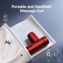 Load image into Gallery viewer, MERACH Mini Massage Gun with 8mm Amplitude, Percussion Massage Tools with 5 Massage Heads, Portable Hand Held Muscle Massagers for Pain Relief Deep Tissue, Cool Gifts for Mens and Women (Red)
