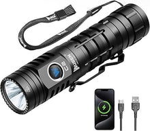 Load image into Gallery viewer, WUBEN C2 Flashlights USB C Rechargeable, 2000 High Lumens Tactical Flashlights with 7 Modes Flash Light, Pocket LED Flashlight with IP68 Waterproof for Emergencies, Outdoor, Camping
