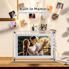 Load image into Gallery viewer, 10.1 inch WiFi Digital Picture Frame, Smart Electronic Photo Frame 1280x800 HD IPS Touchscreen, 32GB Memory, Auto-Rotate, Instant Photo/Video Sharing Anywhere Frameo APP
