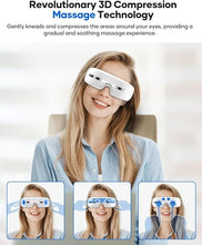 Load image into Gallery viewer, Eye Massager with Heat FSA HSA Eligible,Eye Massage Mask with Compression, Rechargeable Smart Eye Massager for Migraines,Reduce Eye Strain Dry Eye Improve Sleep, Ideal Gift for Men/Women
