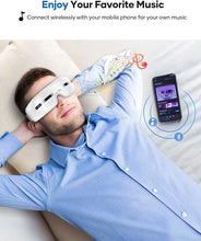 Load image into Gallery viewer, Eye Massager with Heat FSA HSA Eligible,Eye Massage Mask with Compression, Rechargeable Smart Eye Massager for Migraines,Reduce Eye Strain Dry Eye Improve Sleep, Ideal Gift for Men/Women
