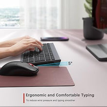 Load image into Gallery viewer, Wireless Keyboard and Mouse Combo,Quiet Click,Full Size Design with Number Pad,Ergonomic Mouse with 5 DPI,Sleep Mode-2.4G Silent Portable Cordless Combo for Laptop/PC/Computer/Mac(Grey)
