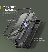 Load image into Gallery viewer, Dexnor for Samsung Galaxy S25 Plus Case with Built-in Slide Camera Cover &amp; Screen Protector &amp; Kickstand,Heavy-Duty Shockproof Rugged Case Full-Body Bumper Cover for Galaxy S25 Plus(2025),Black
