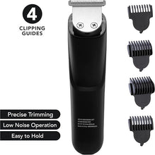 Load image into Gallery viewer, Members Only Trimmer for Men, Premium Lithium Cordless Hair and Beard Trimmer Kit, 5 Interchangeable Heads, Smart LED Power Display, USB Rechargeable Battery, 4 Trimmer Guides

