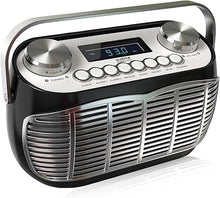 Load image into Gallery viewer, Portable Radio, AM FM Radio, Alarm Clock Radio, Retro Radio, Shortwave Radio, FM Radio, Battery Powered or Mains Powered Radio, Plug in Radio, Best Reception
