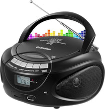 Load image into Gallery viewer, Gelielim CD Player Boombox, AM/FM Radio Stereo, Bluetooth, USB, SD, MMC Drive, Headphone Jack, AC Powered or Battery Operated Portable CD Player Compatible CD-R/RW with Big Speaker
