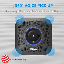 Load image into Gallery viewer, BOYA Blobby Pro Bluetooth Speakerphone, 360° Voice Pickup, Noise Reduction, 16H Call Time, USB Conference Microphone for Home Office Zoom Teams, Portable Speaker Daisy Chain for Large Meetings
