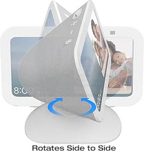Load image into Gallery viewer, Adjustable Stand for Echo Show 5 (3rd), Tilt + Swivel Stand with Strong Magnetic, Rotates Side to Side, Compatible with Show 5 (3rd Gen)&amp; iPhone 14 (White)
