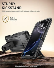 Load image into Gallery viewer, Poetic Revolution Case for iPhone 16 Pro 6.3 inch, [Slide Camera Cover], Full-Body Military Grade Rugged Shockproof Cover with Kickstand and Built-in-Screen Protector, Black
