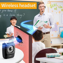 Load image into Gallery viewer, SHIDU Voice Amplifier, Portable Speaker with Wireless Microphones Headset &amp; Handheld Microphone Small PA System supports Bluetooth TF Card and U-Disk Play Music for Teachers Tour Guides Speech Meeting
