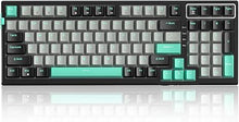 Load image into Gallery viewer, MageGee SKY98 Mechanical Gaming Keyboard, 96% Gasket Hot Swappable Wired Custom Creamy Keyboard with 5-Layer Sound Dampening, RGB Backlit, NKRO for Win/Mac (Dark Elf, Blue Whale Switch)
