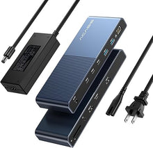 Load image into Gallery viewer, ACASIS 40Gbps Dock for Thunderbolt 4/3 Devices, USB 4 Host Devices, 13-in-1 Laptop Docking Station, Single 8K60Hz or Dual 4K60Hz Display, 3x40Gbps Port, 2xUSB A 3.1, GbE, SD/TF 4.0, 3.5mm Audio
