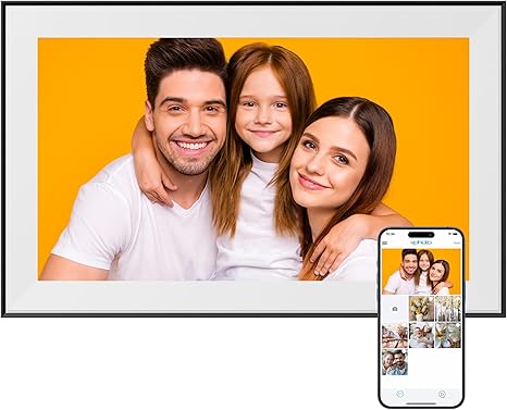 Dragon Touch 15.6 Inch Large Digital Picture Frame - WiFi Digital Photo Frame with 32GB Storage, FHD 1080P Touch Screen, Auto-Rotate, Share Photos/Videos Instantly via Free App Best Gifts for Mom