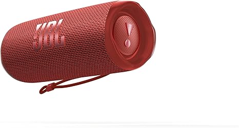 JBL Flip 6 - Portable Bluetooth Speaker, powerful sound and deep bass, IPX7 waterproof, 12 hours of playtime, JBL PartyBoost for multiple speaker pairing for home, outdoor and travel (Red)