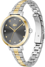 Load image into Gallery viewer, Lacoste Riga Women&#39;s 3H Quartz Watch, Stainless Steel Wristwatch, Water Resistant up to 5 ATM/50 Meters, Fashion Statement Timepiece, 34mm
