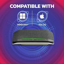 Load image into Gallery viewer, Poly Sync 10 USB (Plantronics) Smart Speaker w/Mic - Portable Speakerphone Connects to PC or Mac-Included USB-A/USB-C, Noise/Echo Reduction - Works w/Video-Zoom, Google, Webex, Rich Full Duplex Audio
