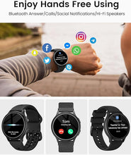 Load image into Gallery viewer, 2024 Smart Watches for Women Men [24/7 Fitness Tracker/400 Watch Face/Call] Android Phones iPhone Compatible, 1.27&quot; Fitness Watches for Women Fitness Tracker, Activity Trackers and Smart Watches
