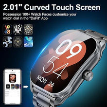 Load image into Gallery viewer, Curve Military Smart Watch for Men(Answer/Make Call), 2.01&quot; Smartwatch with Heart Rate/Sleep Monitor, Fitness tracker with 120+ Sports Modes IP68 Waterproof Fitness Watch for Android iOS (2 Straps)
